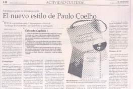 Estrategias para su última novela : el nuevo estilo de Paul Coelho
