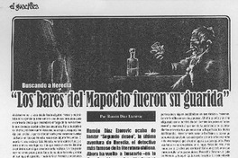 "Los bares del Mapocho fueron su guarida"