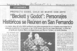 "Beckett y Godot": Personajes históricos se reúnen en San Fernando