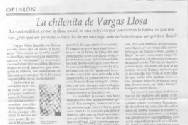 La chilenita de Vargas Llosa