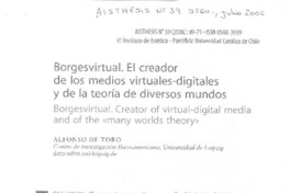 Borgesvirtual. El creador de los medios virtuales-digitales y de la teoría de diversos mundos