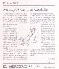 Milagros de tito Castillo