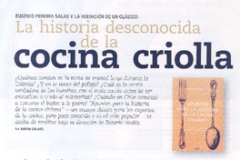 La historia desconocida de la cocina criolla