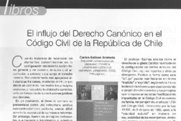 El influjo del derecho canónico en el código civil de la República de Chile