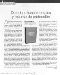 Derechos fundamentales y recurso de protección