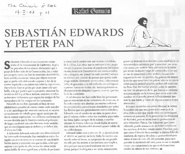 Sebastián Edwards y Peter Pan