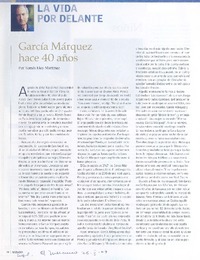 García Márquez hace 40 años