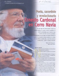 Ernesto Cardenal en Cerro Navia