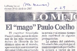 El "mago" Paulo Coelho