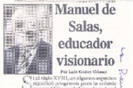 Manuel de Salas, educador y visionario