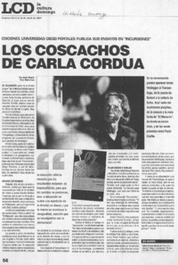 Los coscachos de Carla Cordua