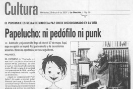 Papelucho: ni pedófilo ni punk