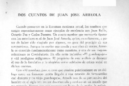 Dos cuentos de Juan José Arreola