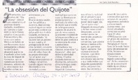 "La obsesión del Quijote"