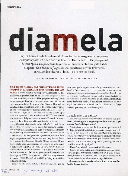 Diamela (entrevista)