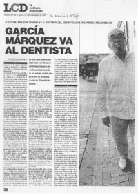 García Márquez va al dentista