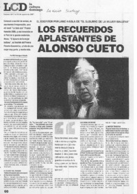 Los recuerdos aplastantes de Alonso Cueto (entrevista)