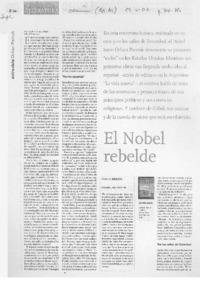 El Nobel rebelde (entrevista)