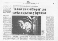 "La niña y los sortilegios" une sueños mapuches y japoneses
