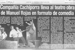 Compañía Cachiporra lleva al teatro obra de Manuel Rojas en formato de comedia