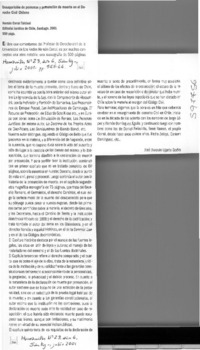 Desaparición de personas y presunción de muerte en el Derecho Civil Chileno  [artículo] José Joaquín Ugarte Godoy