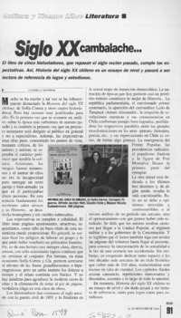 Siglo XX cambalache  [artículo] Camilo Marks