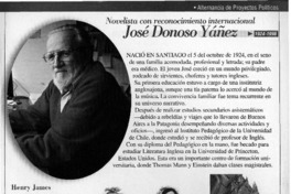 Novelista con reconocimiento internacional José Donoso Yáñez  [artículo]