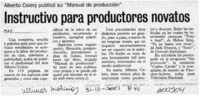 Instructivo para productores novatos  [artículo] M. A. F.