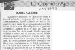 Isabel Allende  [artículo] Alberto Fuguet