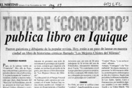 Tinta de "Condorito" publica libro en Iquique  [artículo] Rodrigo Ramos