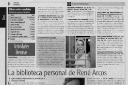 La biblioteca personal de René Arcos  [artículo]