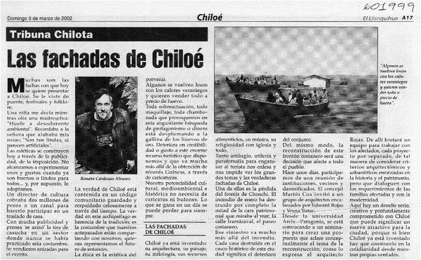 Las fachadas de Chiloé  [artículo]