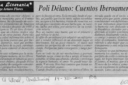 Poli Délano, Cuentos Iberoamericanos  [artículo] Jorge Arturo Flores