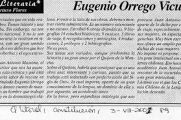 Eugenio Orrego Vicuña  [artículo] Jorge Arturo Flores
