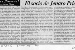 El socio de Jenaro Prieto  [artículo] Jorge Arturo Flores