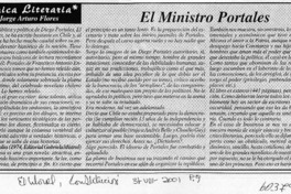 El Ministro Portales  [artículo] Jorge Arturo Flores
