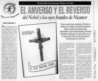 El anverso y el reverso del Nobel y los ojos frutales de Nicanor  [artículo] Pedro Marambio Vásquez