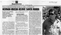 Hernán Rivera revive Santa María  [artículo]