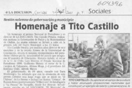 Homenaje a Tito Castillo  [artículo]