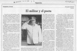 El militar y el poeta  [artículo] Fernando Salvador