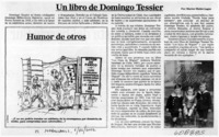 Un libro de Domingo Tessier  [artículo] Marino Muñoz Lagos