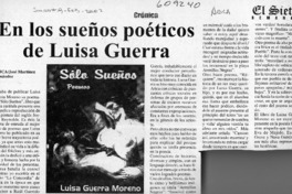 En los sueños poético de Luisa Guerra  [artículo] José Martínez Fernández