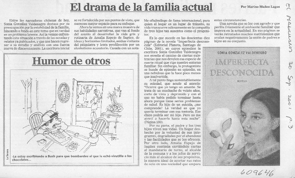 El drama de la familia actual  [artículo] Marino Muñoz Lagos