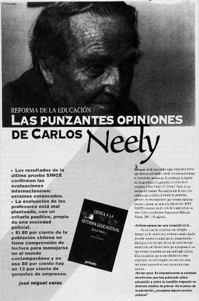 Las punzantes opiniones de Carlos Neely (entrevista)
