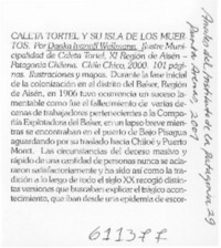Caleta tortel y su isla de los muertos  [artículo] Mateo Martinic B.