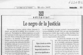 Lo negro de la justicia  [artículo]