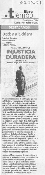 Justicia a la chilena  [artículo]