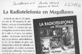 La Radiotelefonía en Magallanes  [artículo]