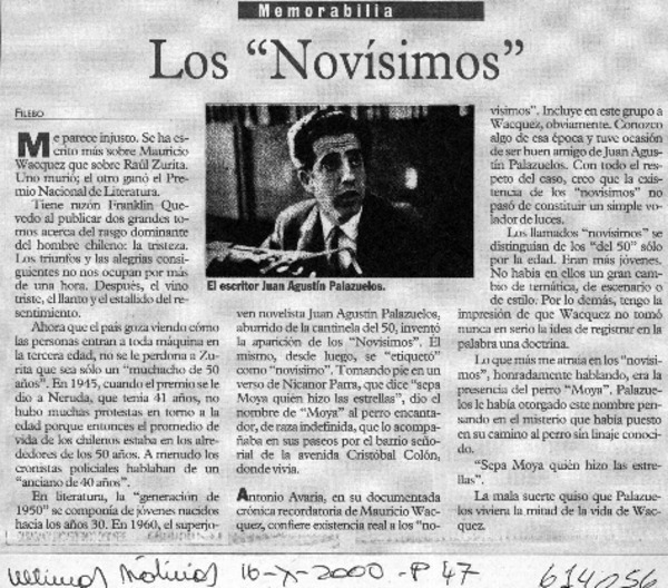 Los "novísimos"  [artículo] Filebo