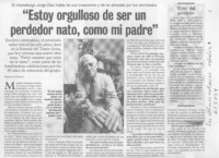 "Estoy orgulloso de ser un perdedor nato, como mi padre"  [artículo] Guadalupe Fonseca